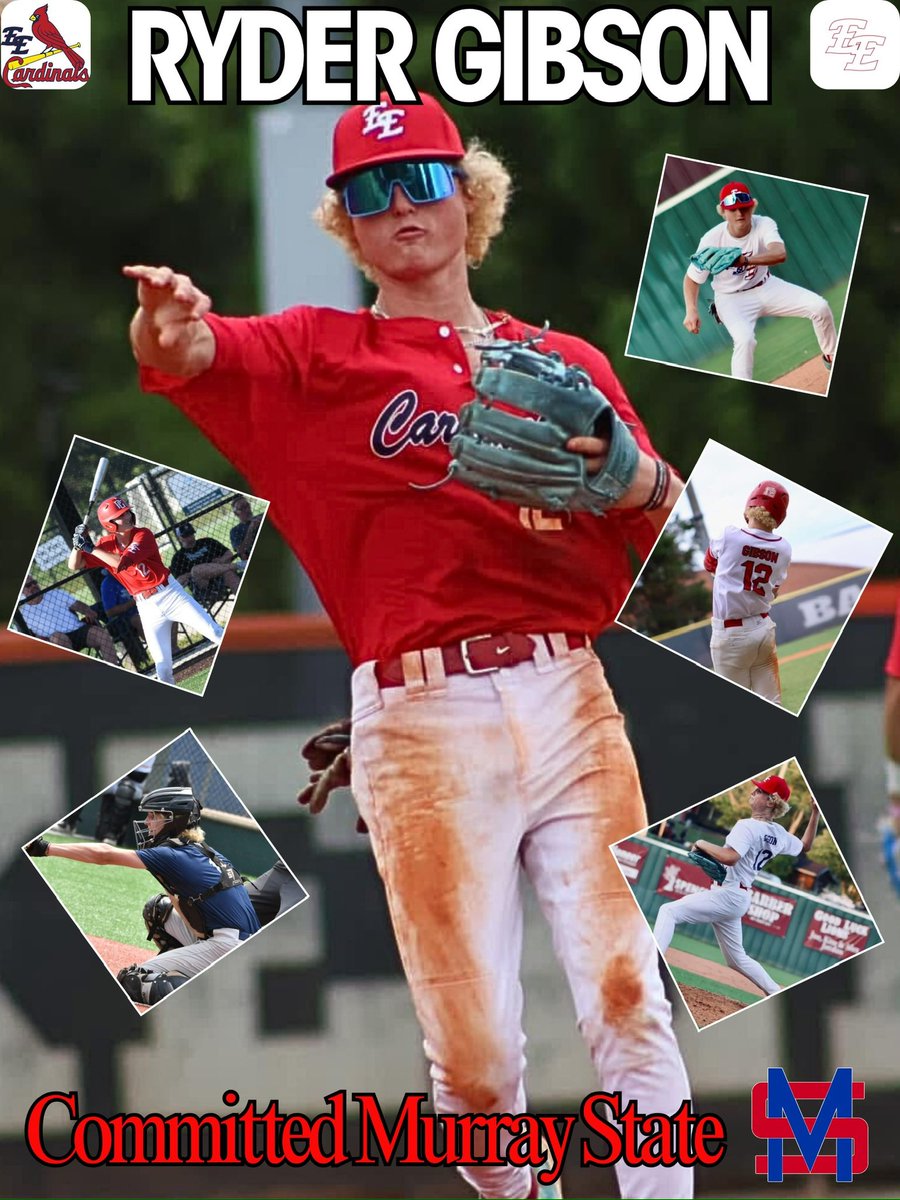 Congratulations Ryder on your commitment to Murray State!

Ryder was one of our original players when we began the EE Cardinals in 7u. 10 years later, 5 WS Championships, and a lot of memories!  Keep grinding Ryder &amp; we will continue to follow your success at the next level.