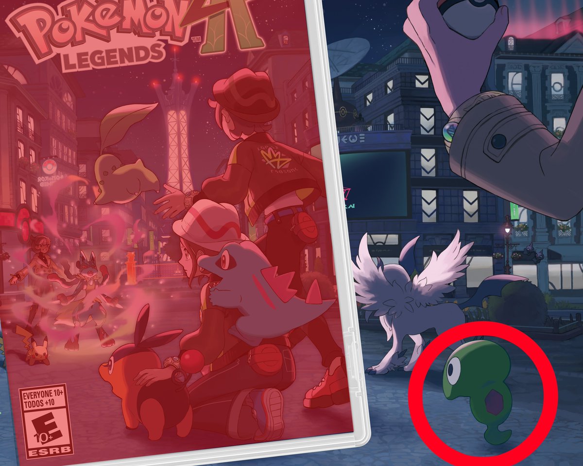 something funny about Zygarde getting his own Pokémon game after a decade and he gets cropped out the fucking boxart 😭
