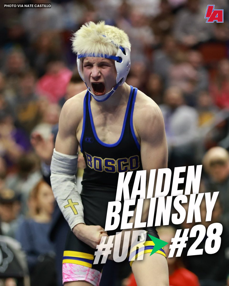 IAwrestle's tweet image. Stock Risers Continued:

-Will Oberbroeckling, Landen Davis, and Mason Koehler all made double digit gains
-Kaiden Belinski debuts after a state championship performance #IAhswr 

🔗: rokfin.com/ranking/4959/F…