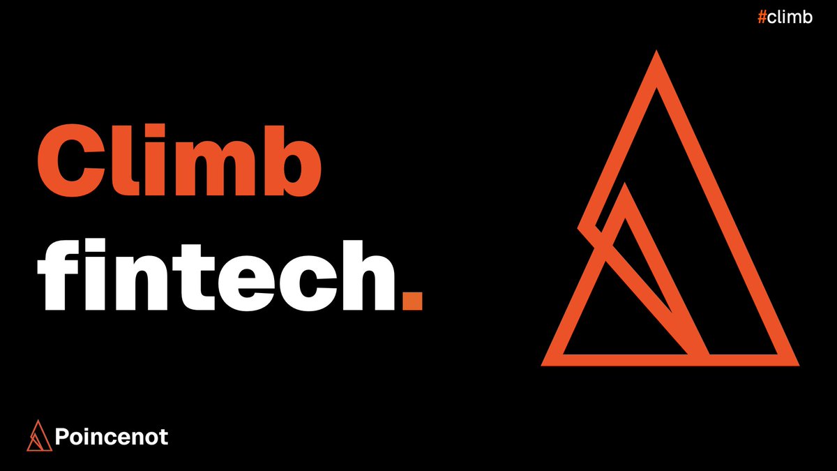 poincenotstudio's tweet image. Just 2 words: Climb &amp;amp; Fintech.

Climb fintech.

#climb #fintech