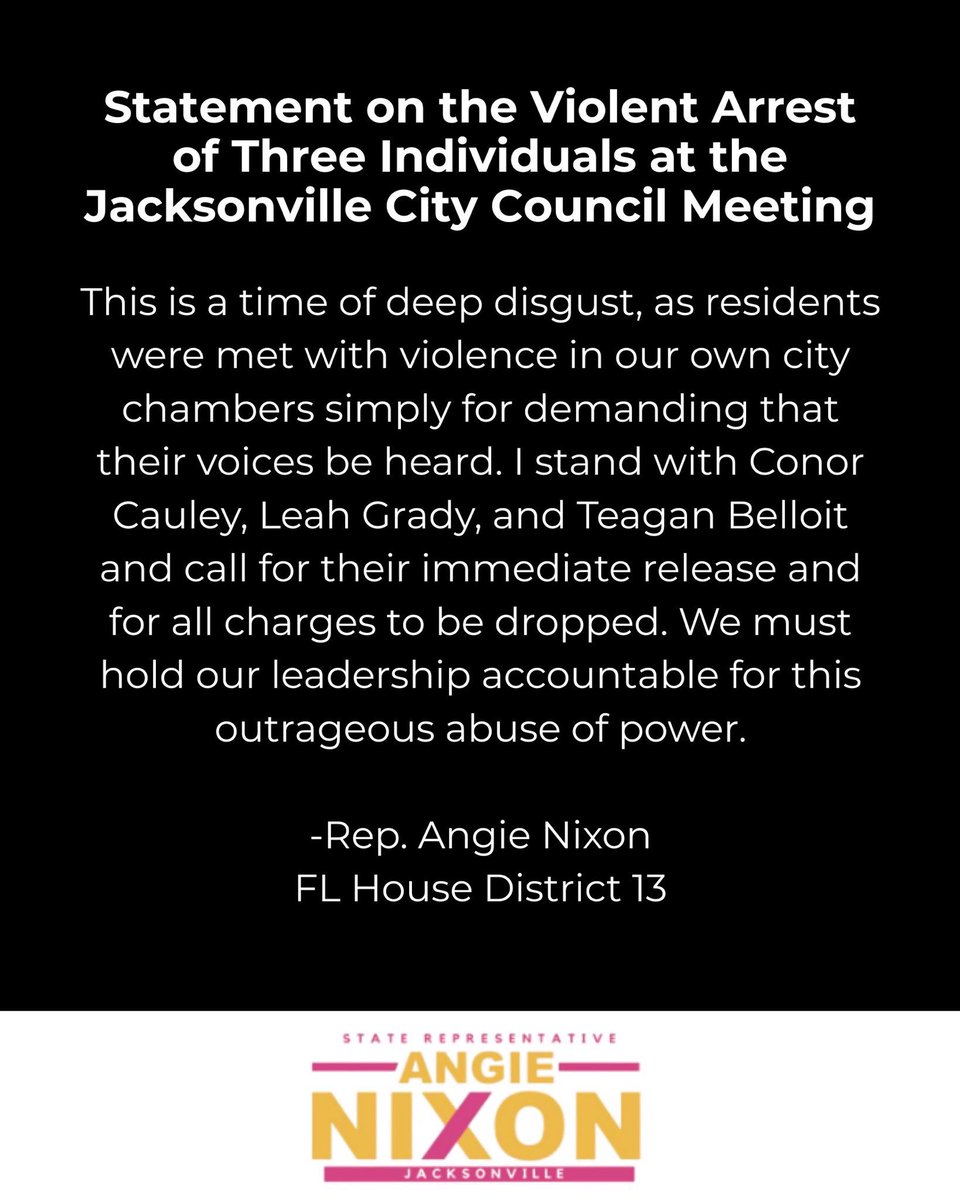 State Rep. Angie Nixon tweet media
