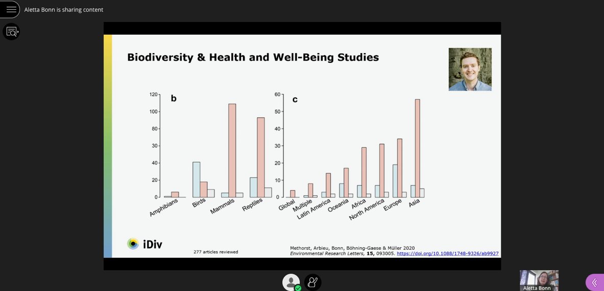 FIWI Vienna (@fiwivienna) on Twitter photo Aletta Bonn held a wonderful online #WilhelminenbergSeminarTalk about biodiversity: "Biodiversity is good for you! Street trees, urban nature, citizen science, and health", convincing us (even more!) that it is crucially important and beneficial for us all! 🌲🐸 <a href="/KLIVVWien/">KLIVV Vienna</a> Aletta Bonn held a wonderful online #WilhelminenbergSeminarTalk about biodiversity: "Biodiversity is good for you! Street trees, urban nature, citizen science, and health", convincing us (even more!) that it is crucially important and beneficial for us all! 🌲🐸 <a href="/KLIVVWien/">KLIVV Vienna</a>