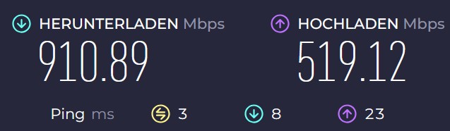 Endlich schnelles Internet. <3