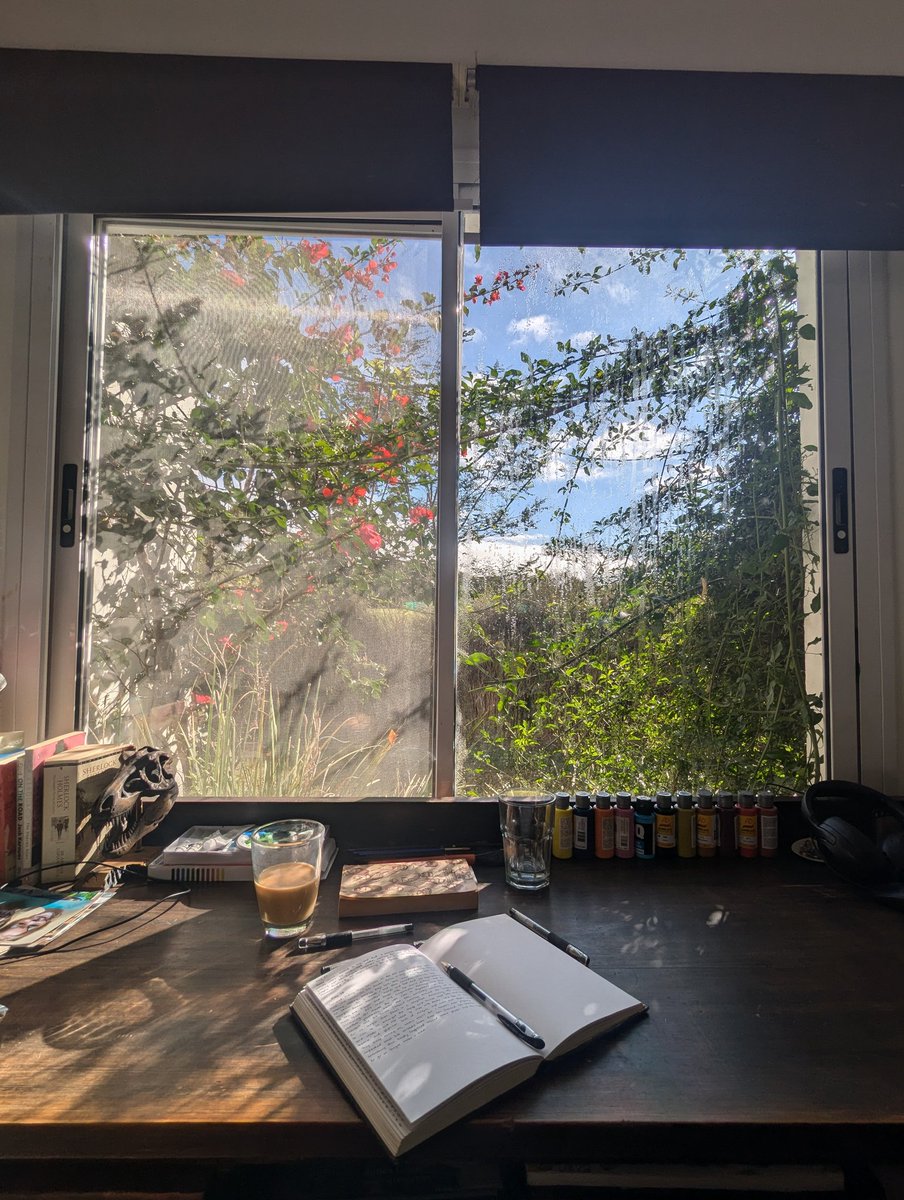 femmenart's tweet photo. this morning's setup https://t.co/nzMzge5045