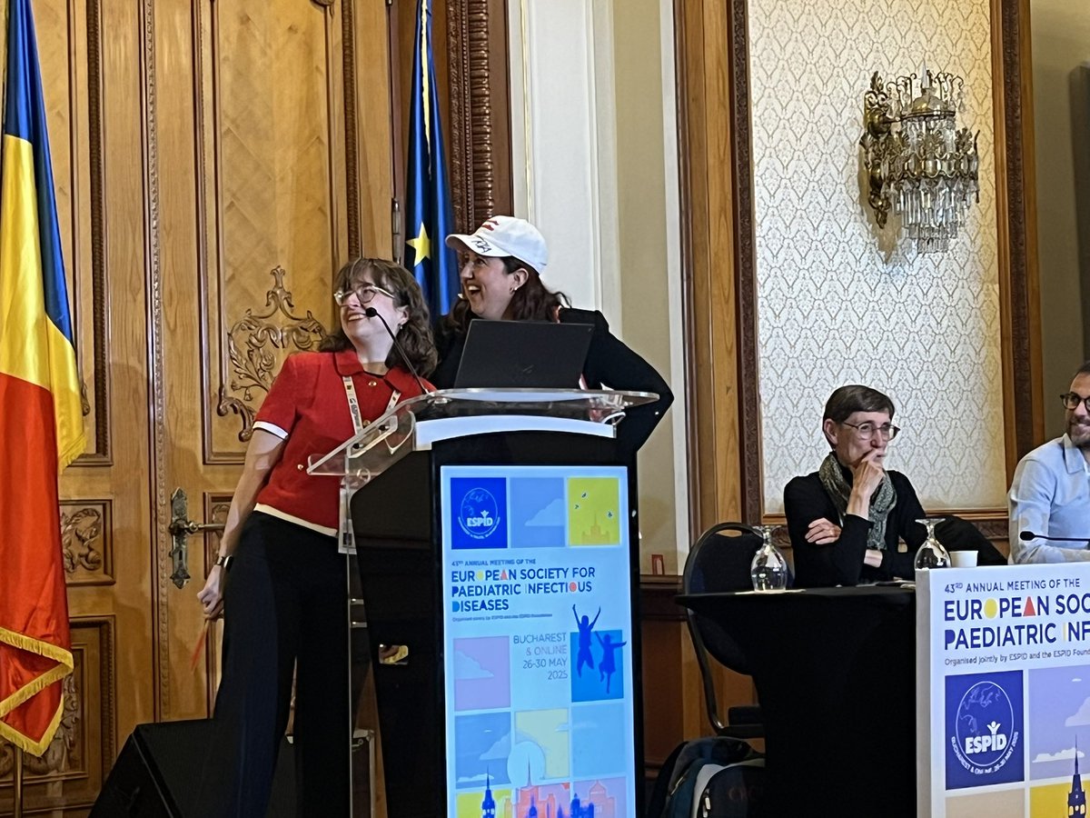 Privileged to deliver one of the debate sessions today - on postnatal prophylaxis of the #HIV in newborns!

Had so much fun - huge thanks to the #YoungESPID team &amp; <a href="/EleniVergadi/">Eleni Vergadi</a>!

Already looking forward to the next one! 

<a href="/ESPIDsociety/">ESPIDSociety</a> #ESPID2025 #ESPIDInspires