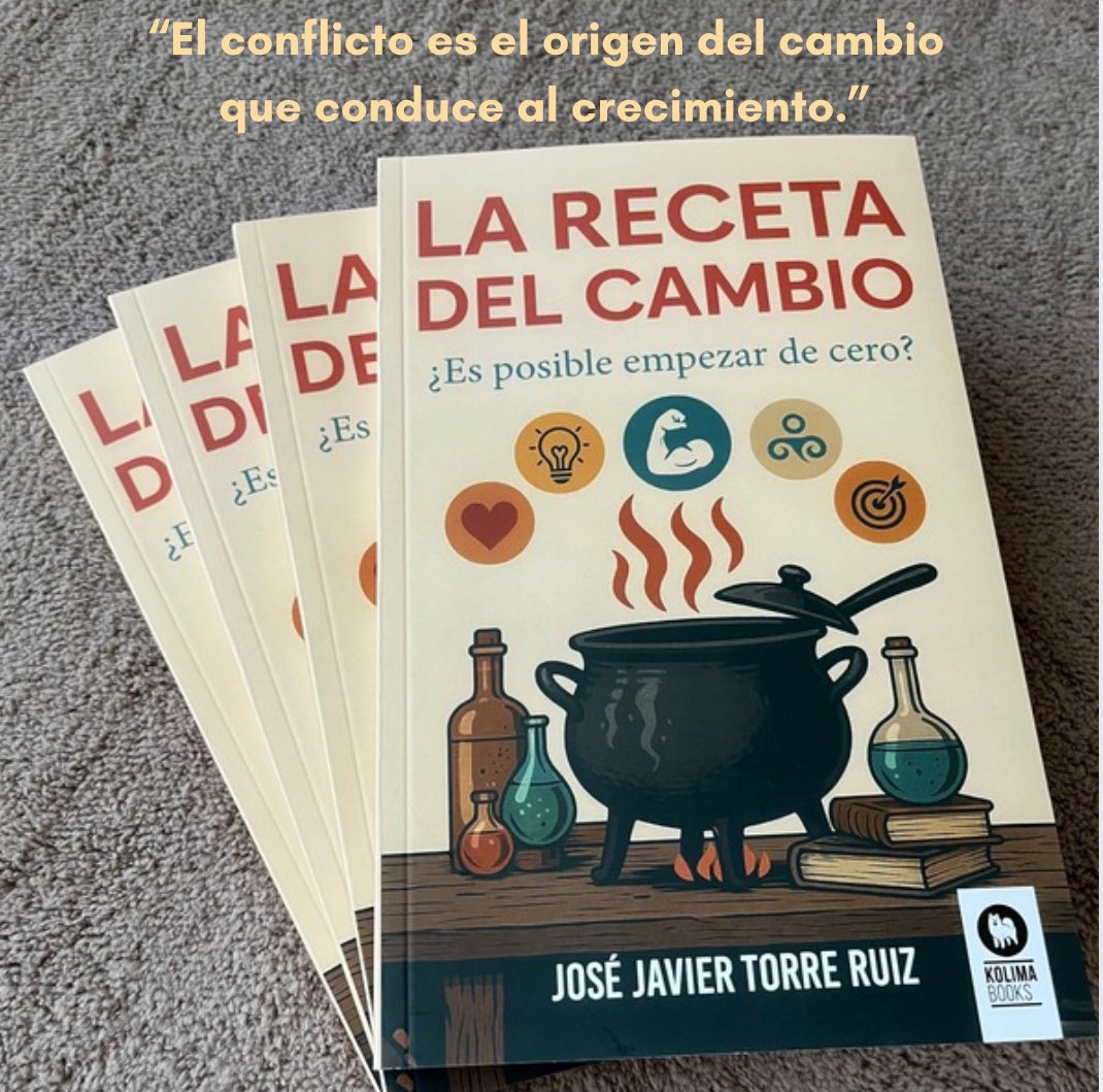 Jose Javier Torre (@jjavier_torre) on Twitter photo 🙋🏻♂️YA ESTÁ AQUÍ…mi tercer libro 📚
👉👉👉LA RECETA DEL CAMBIO. Gracias a <a href="/EditorialKolima/">Editorial Kolima</a> por seguir confiando en mí. #Cambio #Crecimiento #Transformación 🙋🏻♂️YA ESTÁ AQUÍ…mi tercer libro 📚
👉👉👉LA RECETA DEL CAMBIO. Gracias a <a href="/EditorialKolima/">Editorial Kolima</a> por seguir confiando en mí. #Cambio #Crecimiento #Transformación