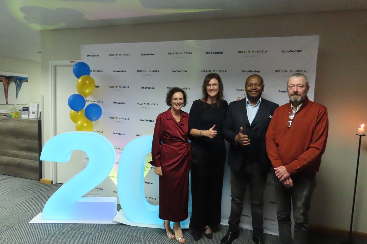 20 Years of Innovation with InnoVenton!​
​TIA proudly celebrates two decades of excellence at InnoVenton, at Nelson Mandela University, a standout in the Technology Stations Programme!​
​We are proud to have supported the growth of the institute. #TIA #InnoVenton20 #NMU #DSTI
