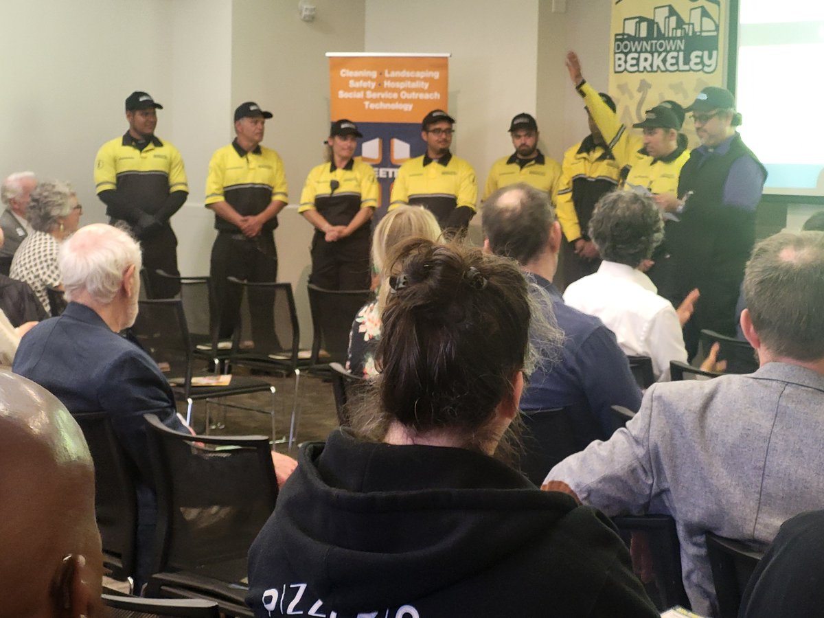 On May 14 the <a href="/dwntwnberkeley/">Downtown Berkeley Association</a> Annual Meeting turned into a heartfelt celebration as our incredible Ambassadors took center stage. They're the heartbeat of downtown—keeping the streets clean, offering friendly assistance &amp; ensuring a vibrant/welcoming experience every day.