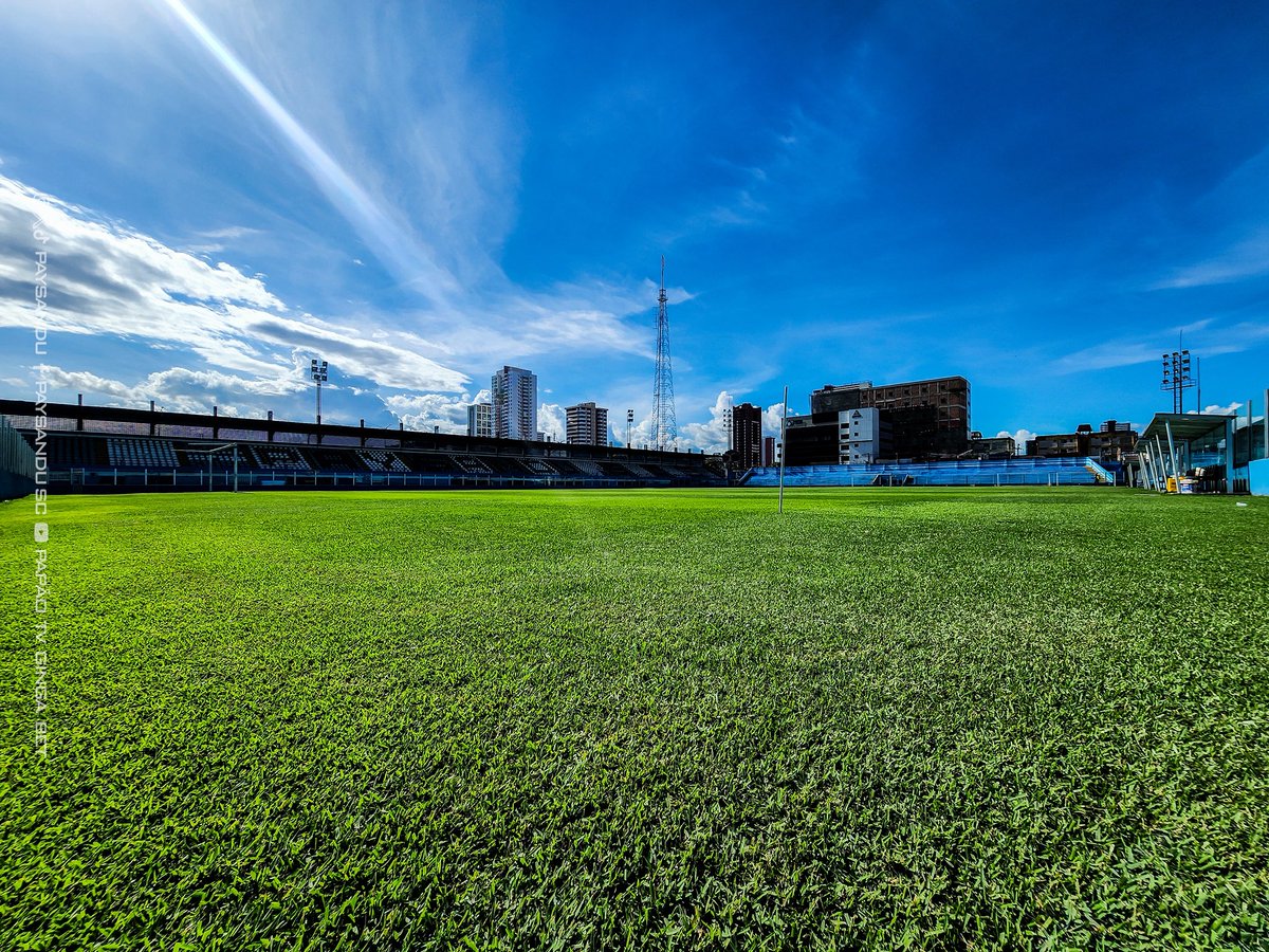 Paysandu's tweet photo. Voltamos para onde o coração bate mais forte! 💙

Nossa casa está pronta, Fiel! 🏟️

📷 Márcio Melo / Paysandu
#VamosPaysandu https://t.co/h7QpjPaHr7
