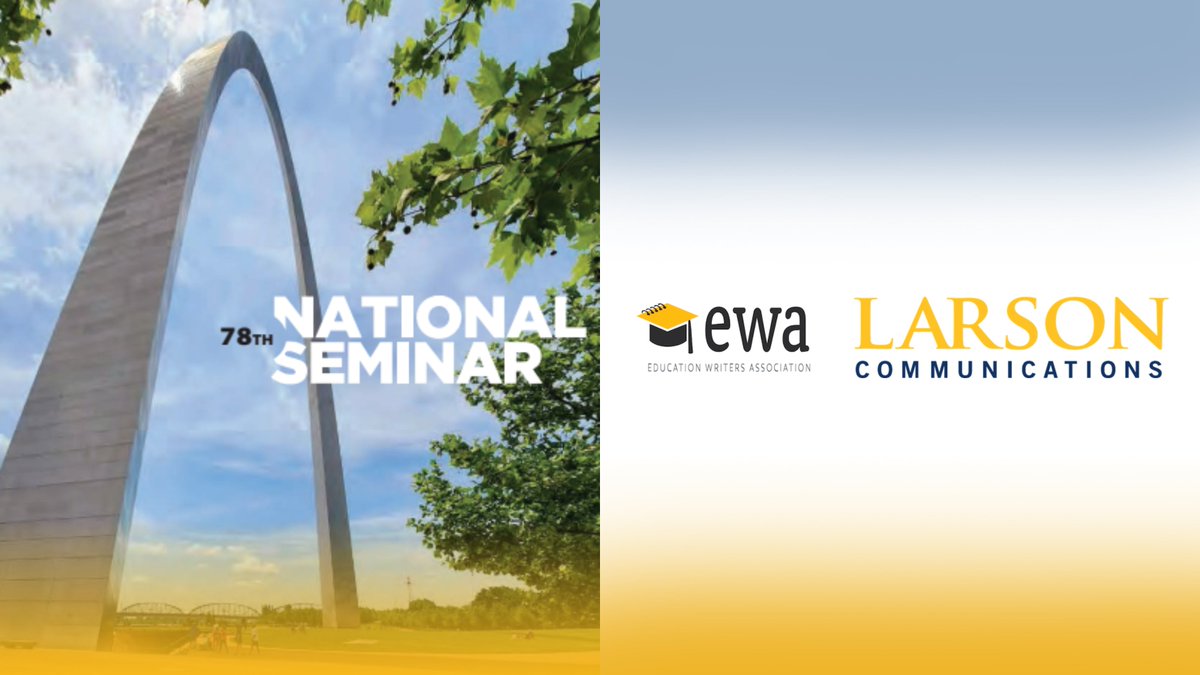 See you in St. Louis!

LC’s own Heather Vega and Emma Novak will be at the 78th EWA National Seminar, which kicks off today and brings together ed journalists, leaders, experts, and communicators each year to discuss the most pressing issues in education. #EWA25