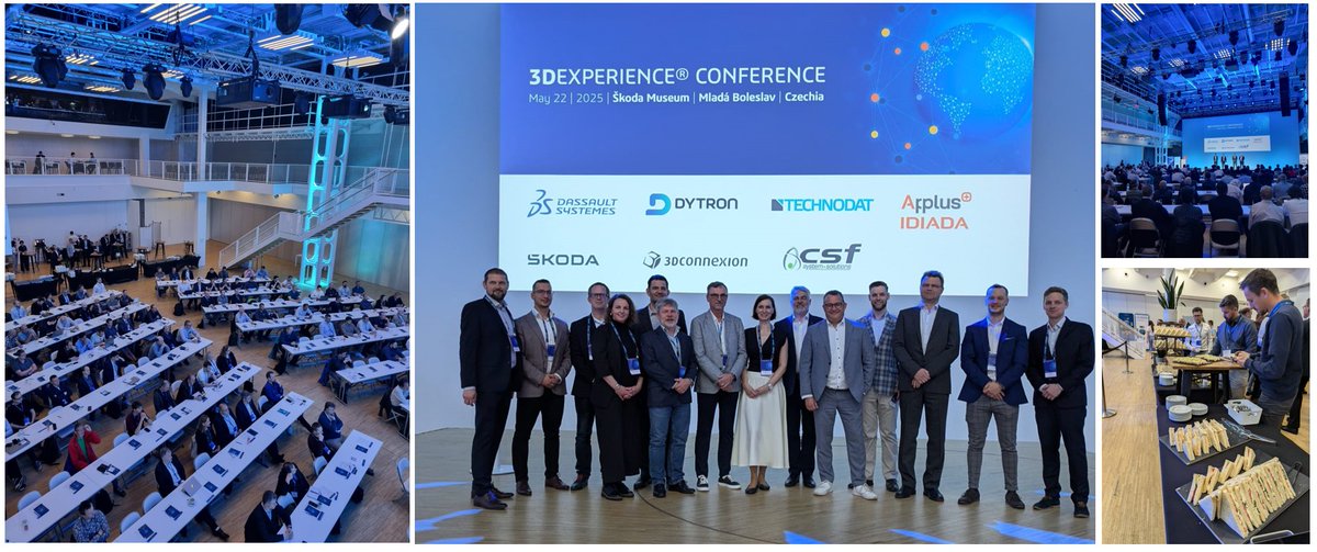 DYTRONCZ's tweet photo. 3DEXPERIENCE Conference 2025 - Mladá Boleslav

Bylo nám potěšením být součástí organizačního týmu této výjimečné události věnované novým trendům a digitálním technologiím v automobilovém průmyslu a zejména stěžejními tématu "CATIA Transformace" automobilových dodavatelů. 🚗 https://t.co/C40aibOzcw