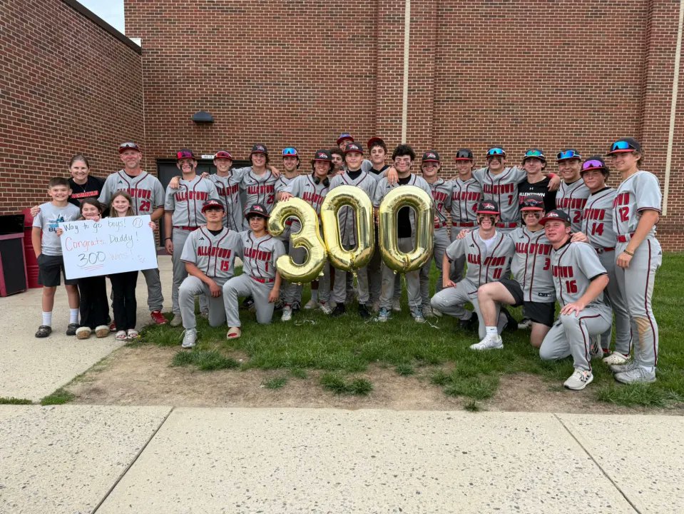 Rich Fisher (@fish4scores) on Twitter photo Congratulations to Allentown coach Brian Nice; who got his 300th win when the Redbirds beat Johnson in the CJ III tournament yesterday. <a href="/AHSBaseballNJ/">Allentown High School Baseball NJ</a> <a href="/cvc_nation/">CVC NATION</a> Congratulations to Allentown coach Brian Nice; who got his 300th win when the Redbirds beat Johnson in the CJ III tournament yesterday. <a href="/AHSBaseballNJ/">Allentown High School Baseball NJ</a> <a href="/cvc_nation/">CVC NATION</a>