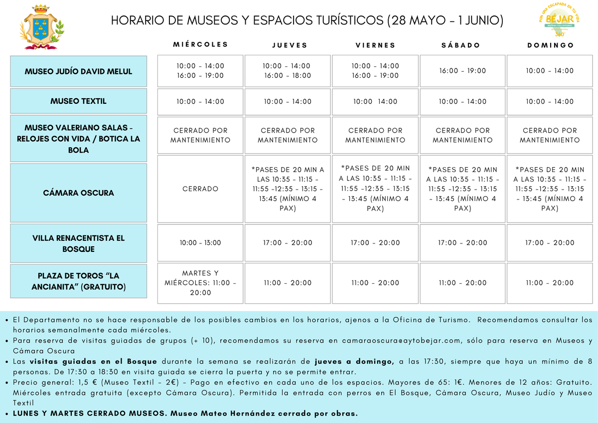 Turismo - Ayuntamiento de Béjar (@turismobejar) on Twitter photo 