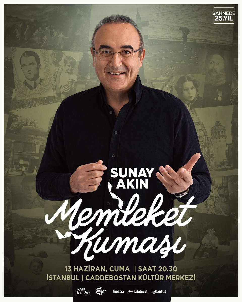 İstanbul’a duyurulur:

13 Haziran, Cuma, saat: 20.30
Caddebostan Kültür Merkezi (CKM)

Buluşmak dileğiyle…