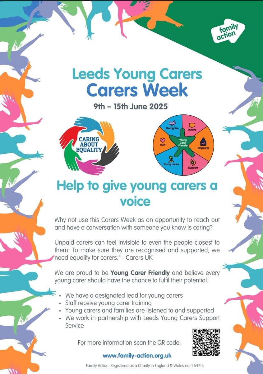 We post alot about our success &amp; what we do well. However, when attending our first #YoungCarers working group, it was clear we needed to do more 

Thanks to #LeedsYoungCarers support service we are now #YoungCarerFriendly

Check out their amazing offer as part of #CarersWeek
