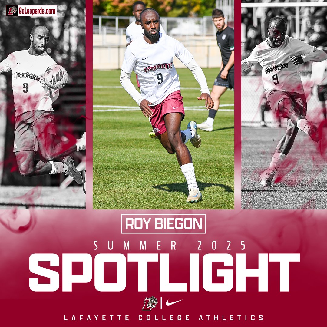 🚨 Summer Spotlight Series ☀️
Every week this summer, we will highlight returning student-athletes who performed excellently this past school year and are expected to contribute BIG TIME in 2025-26. 👀

First up is incoming junior, Roy Biegon, who led the Lafayette men’s soccer