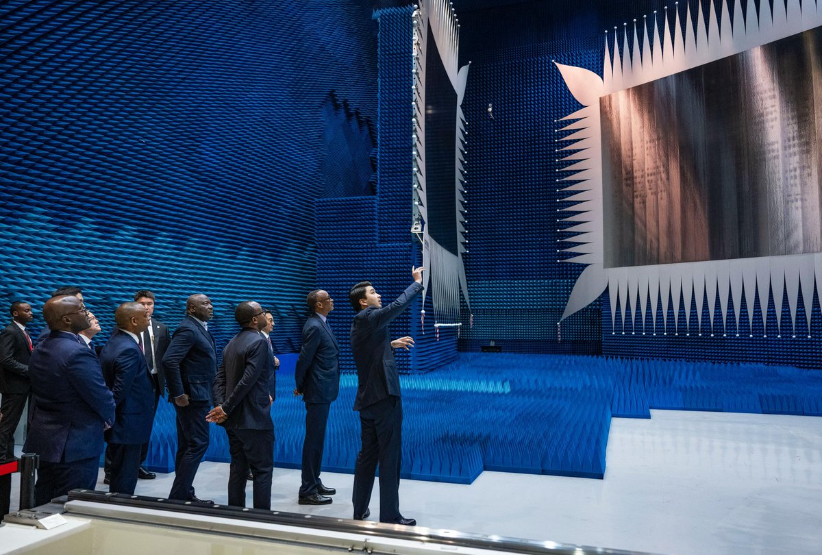 This afternoon in Astana, President Kagame visited the National Space Center, exploring opportunities for collaboration in space technology.