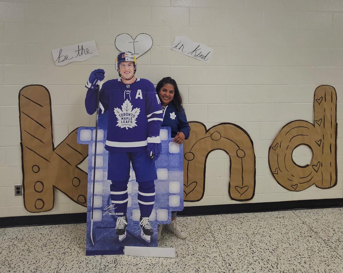 StRaphaeldpcdsb's tweet image. Although the #TorontoMapleLeafs didn’t make it to the #NHL playoff finals, we are still proud of them. Here’s a throwback to our Leafs Day celebration.