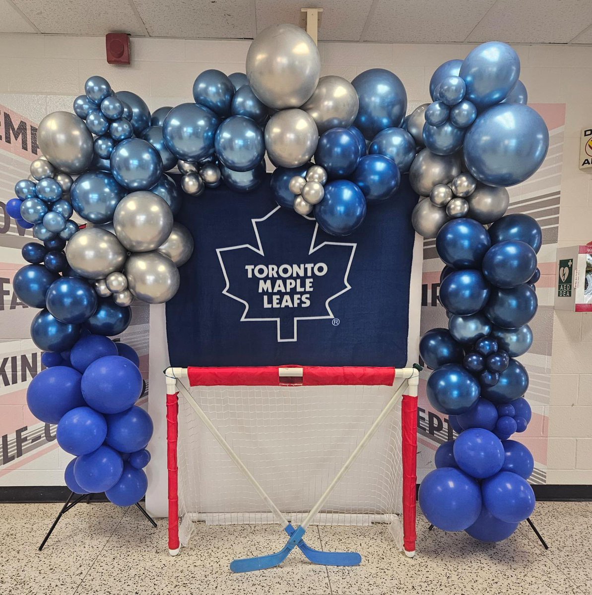 StRaphaeldpcdsb's tweet image. Although the #TorontoMapleLeafs didn’t make it to the #NHL playoff finals, we are still proud of them. Here’s a throwback to our Leafs Day celebration.