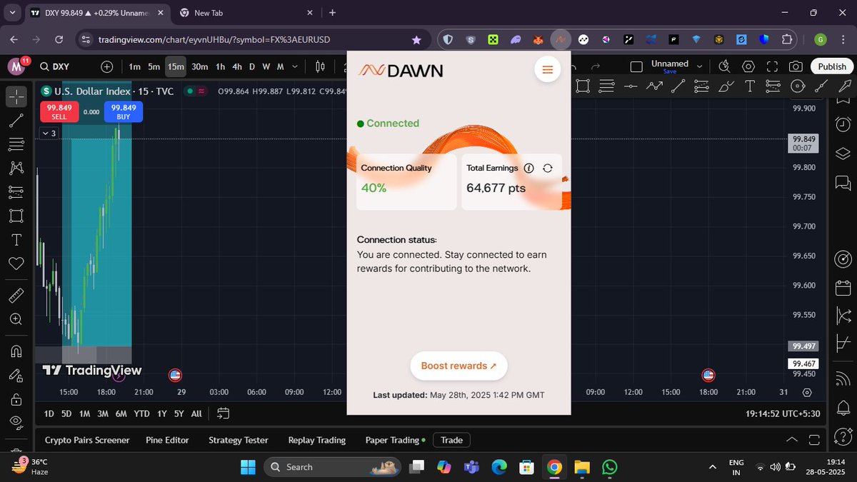 Rajduckoo's tweet photo. @Cryptowithkhan 24 may ko 64,676 tha and aaj refresh kiya to 64,677 .... points increase kyun nhi ho  rha 🤔... is any problem with my extrension ...@Cryptowithkhan https://t.co/Q42IjHkiKb
