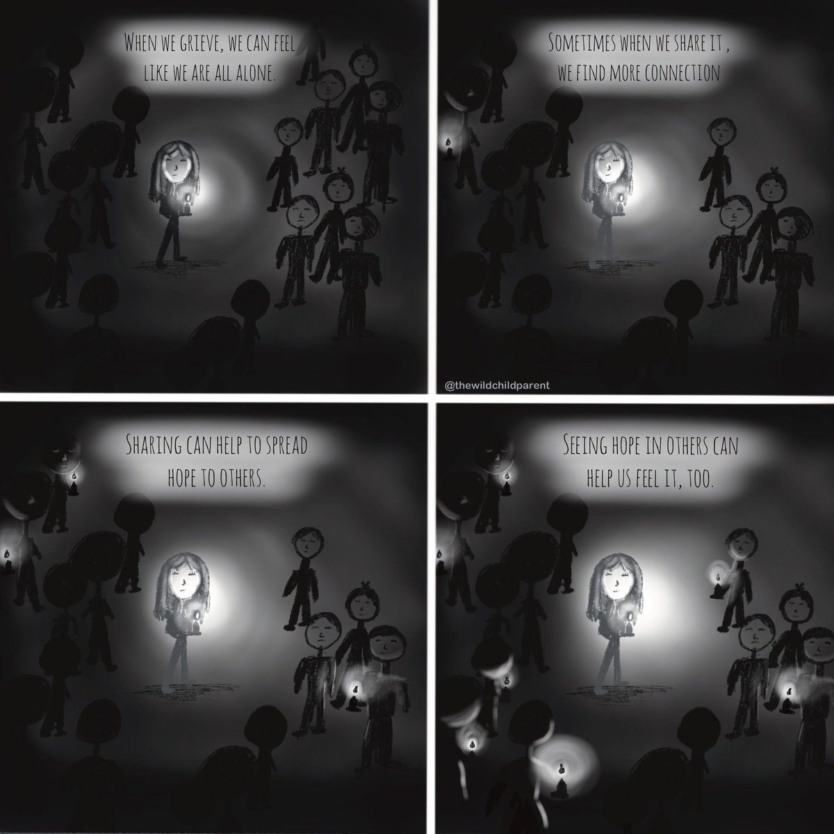 WildChildEdu's tweet photo. You’re not alone in your grief. 🕯️

Grief can be incredibly isolating — whether it’s the death of a loved one, a pet, a relationship, or even the loss of who we thought we’d be by now.

And for those of us who are neurodivergent, it can feel even harder to open up. #grief #adhd https://t.co/sAFPt59kxW