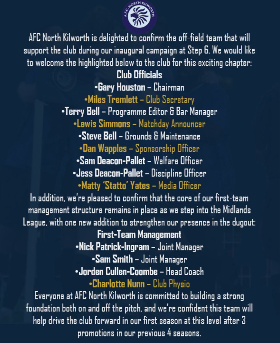 AFC North Kilworth tweet media