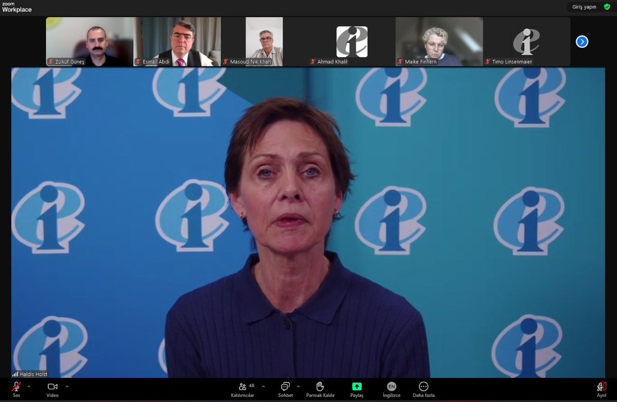 Eğitim Sen Genel Sekreteri Zülküf Güneş, Eğitim Enternasyonali'nin İran'daki sendikal mücadele üzerine düzenlediği webinara panelist olarak katıldı. Güneş konuşmasında, eğitim emekçilerinin sorunlarının tüm dünyada ve özellikle İran ile Türkiye’de benzer özellikler taşıdığına