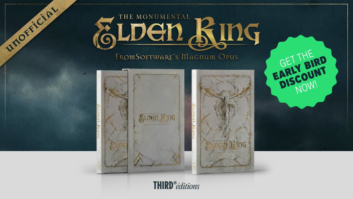 🔥 Our "ELDEN RING" Kickstarter campaign is now LIVE!

📙 Discover our analysis book and the exclusive Collector's Box available only on Kickstarter!

⤵️⤵️⤵️
kickstarter.com/projects/third…