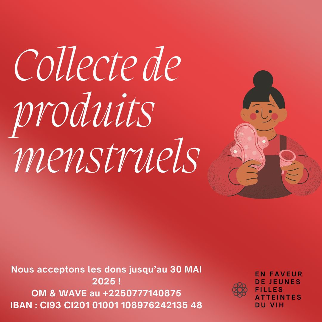 <a href="/SmedCi/">SMED-CI</a> <a href="/Equipop_Ong/">Equipop</a> <a href="/edithbrou/">Edith Brou Bleu</a> <a href="/CACi225/">CACi</a> <a href="/aid_solis/">Réseau Aid' Solis</a> <a href="/AFD_France/">Agence Française de #Développement (AFD) 🇫🇷 🇪🇺</a> <a href="/Santeci/">Ministère de la Santé et de l'Hygiène Publique ci</a> <a href="/MHDay28May/">MenstrualHygieneDay</a> Pour la dignité menstruelle, je m’engage ❤️🩸