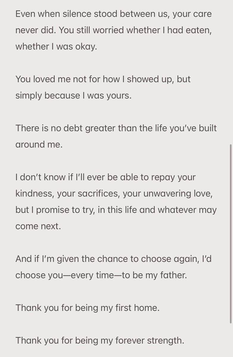 A father-son relationship is quite complex, as one isn’t able to convey the barrage of emotions everytime…✨