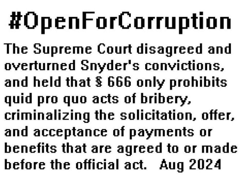 deepgreendesign's tweet photo. Scratch a @tesla, get charged with terrorism.

Steal peoples money, get a pardon.

Organized crime is rampant in government.

⚠️CORRUPTION IS A THREAT TO NATIONAL SECURITY⚠️

#OpenForCorruption #CdnPoli #OnPoli #NATO #Donny #Project2025 https://t.co/VxVp2Ak8qa