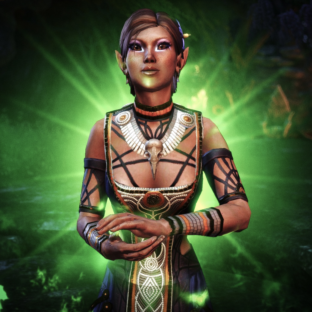 A'leneth wears the beautiful Treethane Ceremonial Dress! 🌿💚

#ESO #TESO #TheElderScrolls #ElderScrollsOnline