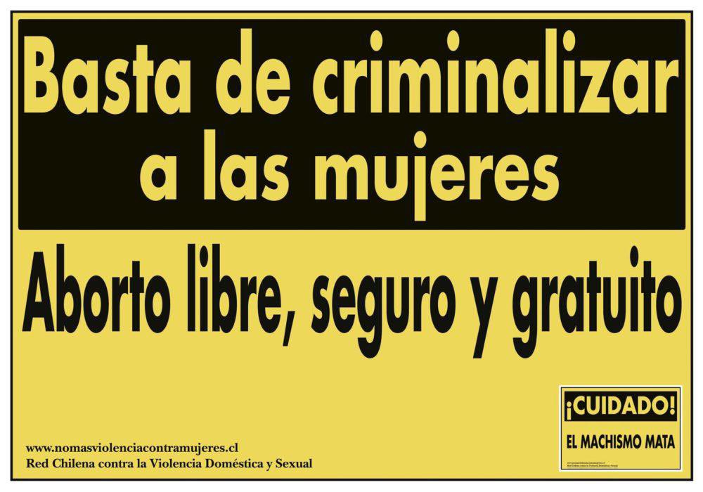 Basta de criminalizar a mujeres y personas gestantes: decidir sobre nuestros proyectos de vida es un mínimo para vivir vidas libres de violencia.
