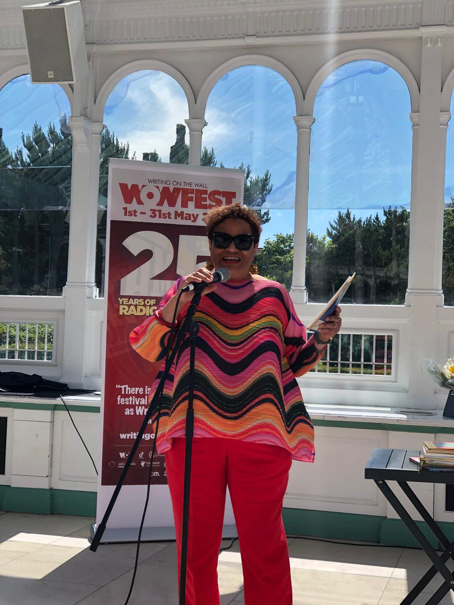 wowfest's tweet photo. @errohemi @ArnotStMary @CultureLPool We’re absolutely thrilled to be welcoming @JackieKayPoet back to #WoWFEST
😍💕 https://t.co/1eoPaaR7bM