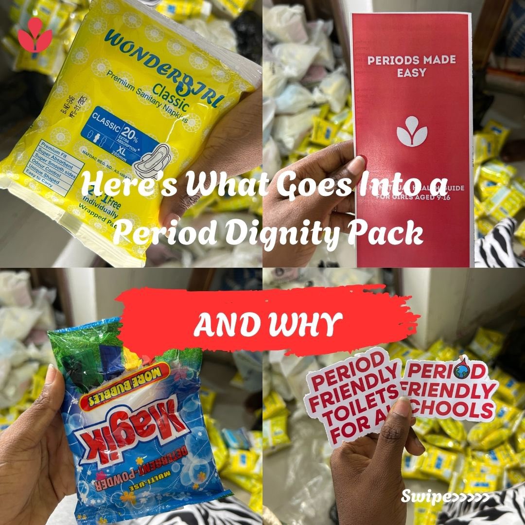 apadforher's tweet photo. A Dignity Pack isn’t just a bundle of items, it’s an affirmation that every girl deserves safety, confidence, and care during her period.
Each pack includes sanitary pads, soap, and menstrual health info to ensure no girl is left behind because of her period.
🧵
#APFH https://t.co/oIAN5XHE4g