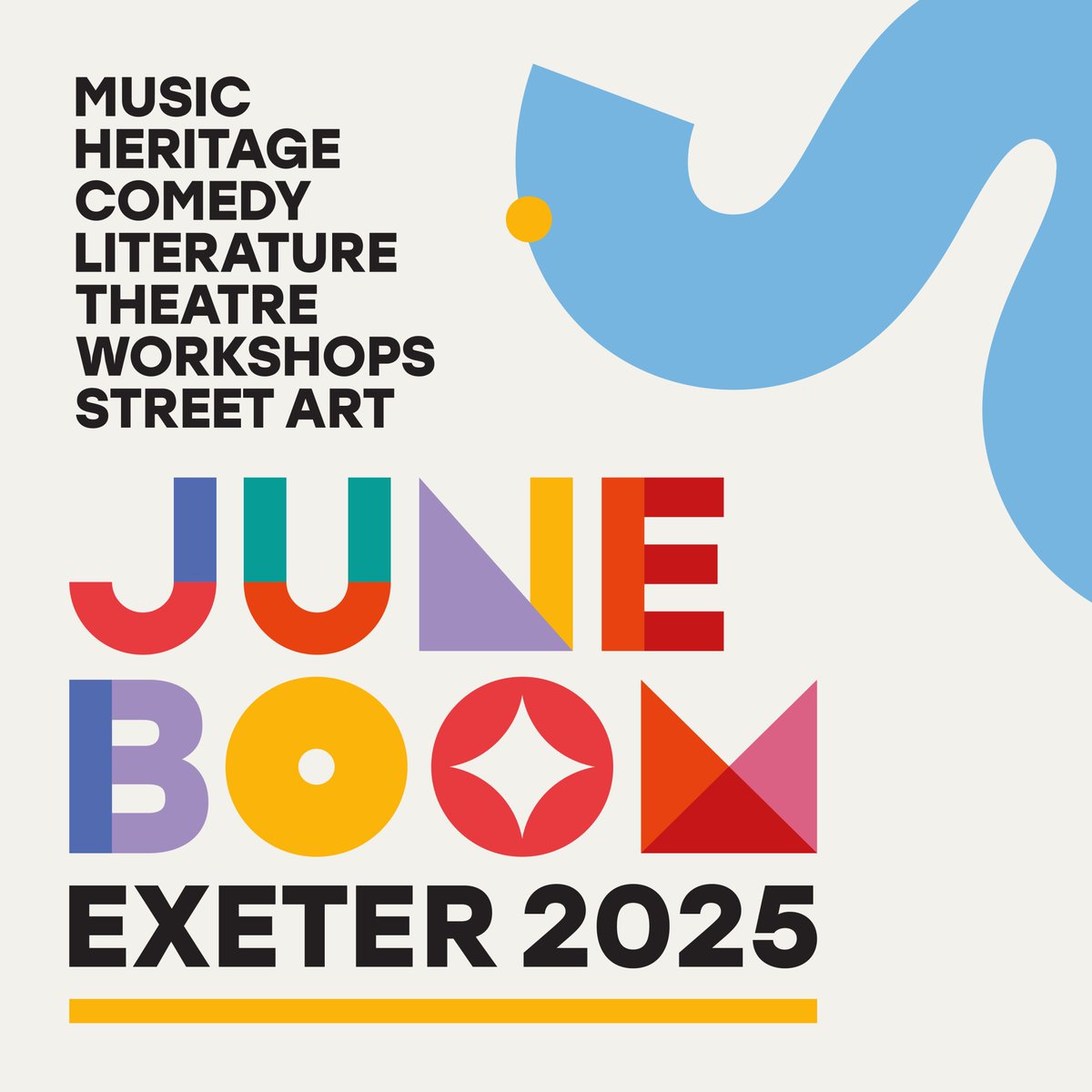 🎉Get Ready for June Boom: Exeter’s Month of Culture, Comedy, Music &amp; More!🎭🎶📚

Exeter is gearing up for a month-long celebration of live music, big laughs, brilliant festivals, creative workshops, and cultural events. 

Check it out: tinyurl.com/4633yjem