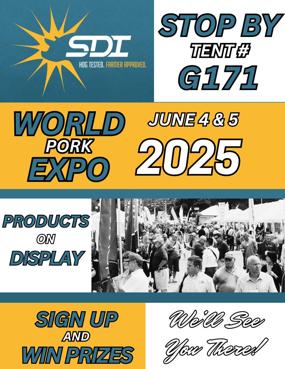 See you at the World Pork Expo!
Check out our new location!