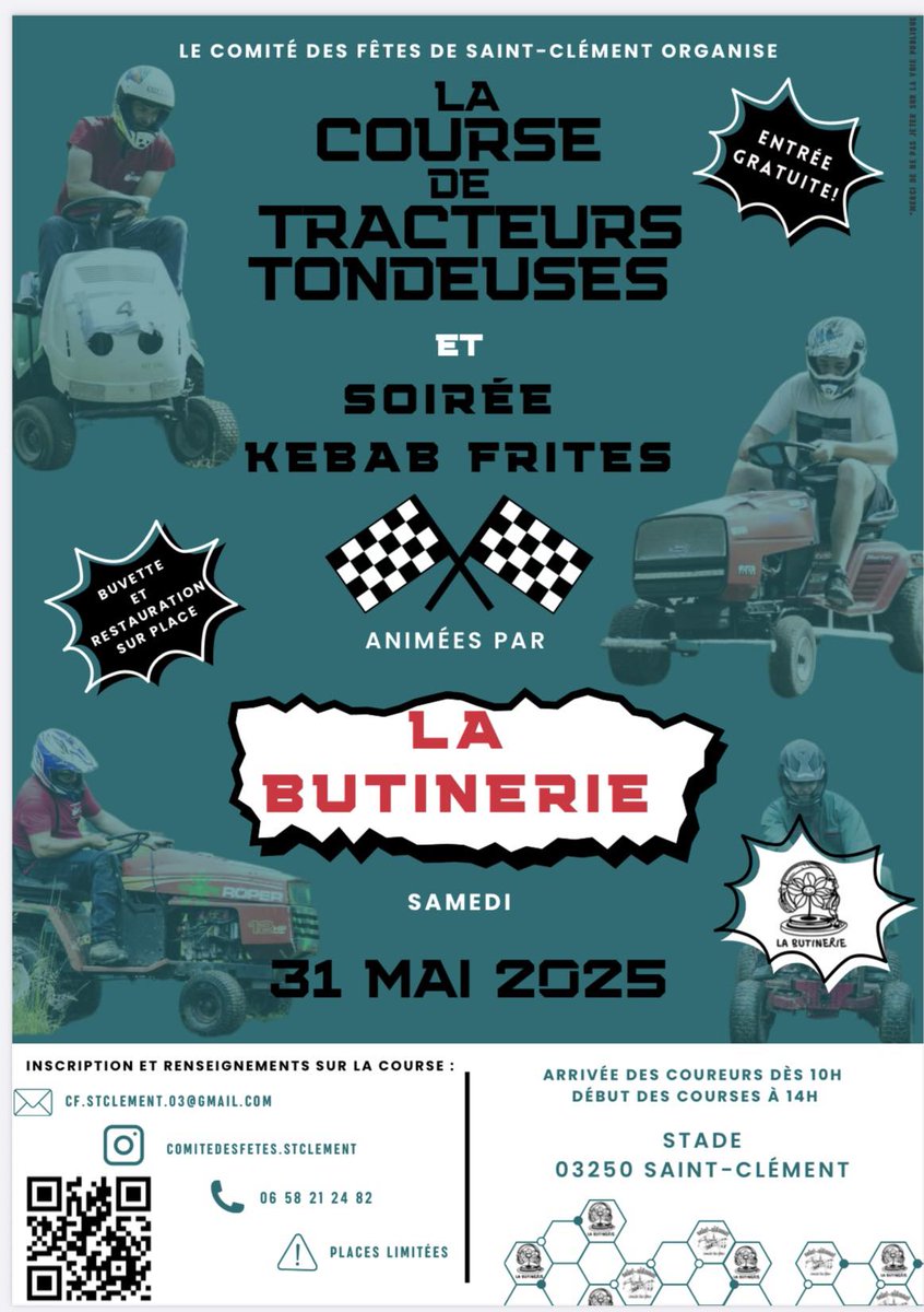 📅Que faire sur le territoire de Vichy Communauté ce WE ? La semaine Vichyssoise au Stade équestre, Convention Gameshow, Portes ouvertes de La Roue Libre, Course de tracteurs tondeuses...
👉 Et bien plus sur vichy-communaute.fr/#agenda