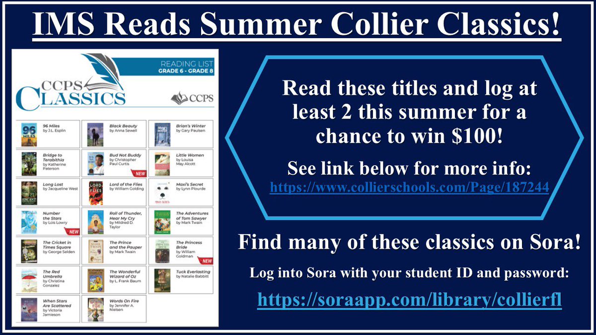 Stephen Jensen (@jensenteaches) on Twitter photo Letβs read some Collier classics this summer! <a href="/IMS_Indians/">Immokalee Middle</a> β€οΈπ https:collierschools.com/Page/18724 Letβs read some Collier classics this summer! <a href="/IMS_Indians/">Immokalee Middle</a> β€οΈπ https:collierschools.com/Page/18724
