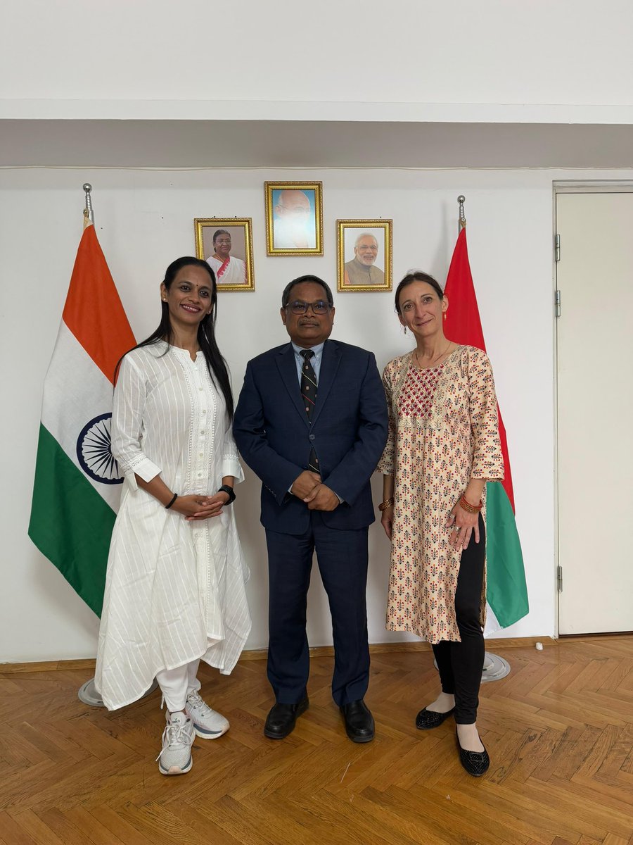 Arun Sahu (@ambarunsahu) on Twitter photo It was a pleasure to meet dancer-artists Nivedita Badve ji and Victoria Ji and discuss some future cultural interactions between India and Bulgaria.<a href="/IndiaInBulgaria/">India in Bulgaria</a> <a href="/iccr_hq/">ICCR</a> <a href="/IndianDiplomacy/">Indian Diplomacy</a> It was a pleasure to meet dancer-artists Nivedita Badve ji and Victoria Ji and discuss some future cultural interactions between India and Bulgaria.<a href="/IndiaInBulgaria/">India in Bulgaria</a> <a href="/iccr_hq/">ICCR</a> <a href="/IndianDiplomacy/">Indian Diplomacy</a>