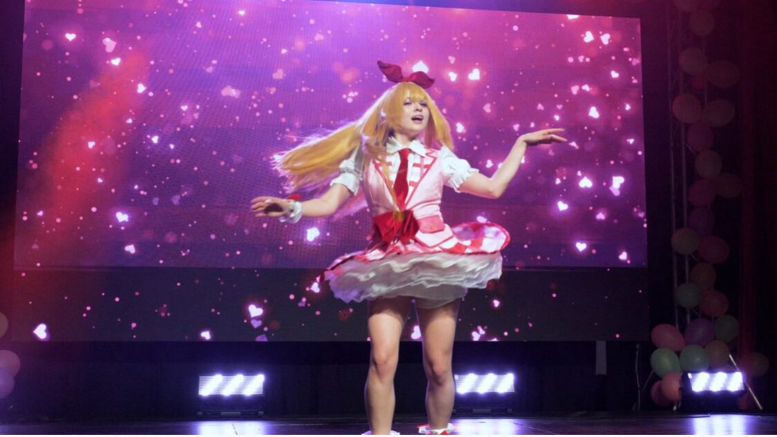 Rika_Chii___'s tweet photo. WIF was wonderful! Cant wait to perform again! 🐼🩷
#ichigohoshimiya #aikatsu #aikatsucosplay https://t.co/1LpcdhVH0l