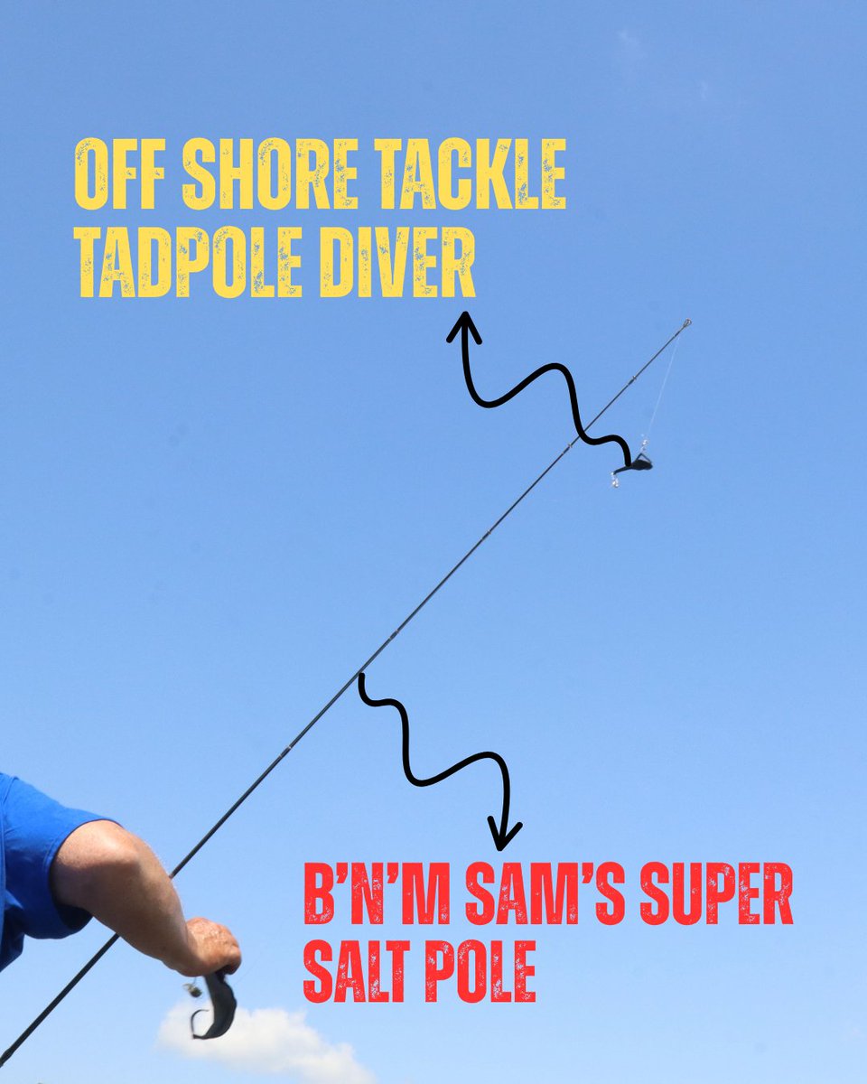 Serious trolling setup: Off Shore Tadpoles + B’n’M Super Salt. Strength, depth control &amp; sensitivity in one combo.

offshoretackle.com
bnmpoles.com

#BnMPoles #OffShoreTackle #CrappieNOW #CrappieMates