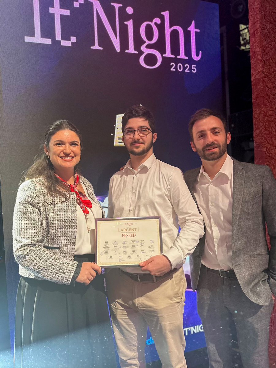 Deux diplômés d'Epitech récompensés aux IT Night 2025 pour leur solution de télétravail EPSEED #Epitech #GroupeIonis #Startup: Un projet né à Epitech Nice salué dans l’un des événements tech majeurs de l’année dlvr.it/TL271t