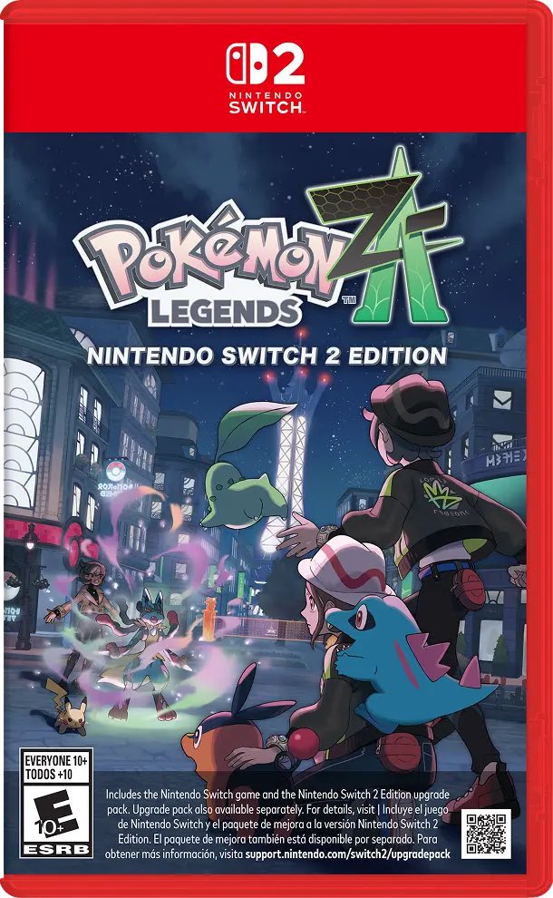 October 16, 2025 can’t come soon enough!

How will you be purchasing #PokemonLegendsZA? 

#NintendoSwitch version and the upgrade pack or purchasing the #NintendoSwitch2 Edition outright? 

Which box art do you prefer better?