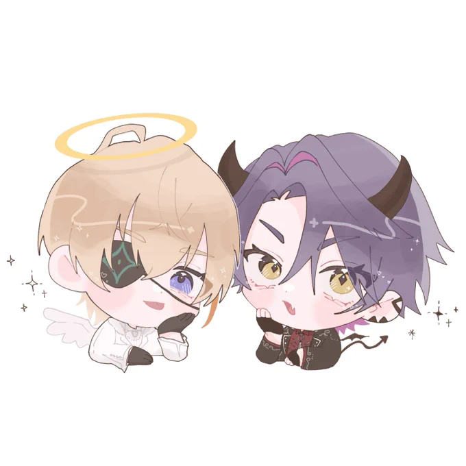 天使と悪魔 #ふうらーと #わたらいらすと