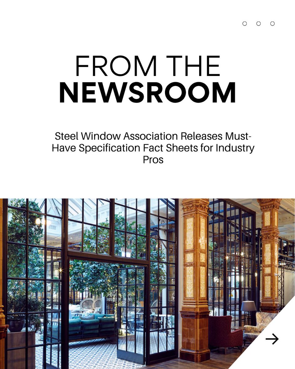 <a href="/SWA_info/">SWA</a>  Association’s new fact sheets answer key spec questions—ideal for architects and contractors. Don’t miss this essential guidance.

Read more here.👉architectsdatafile.co.uk/news/new-fact-…

#SteelWindows #SpecifiersGuide #SWAresources #ADF #ArchitectsDatafile