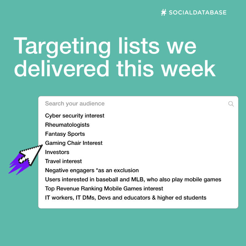 SOCIALDATABASE tweet media