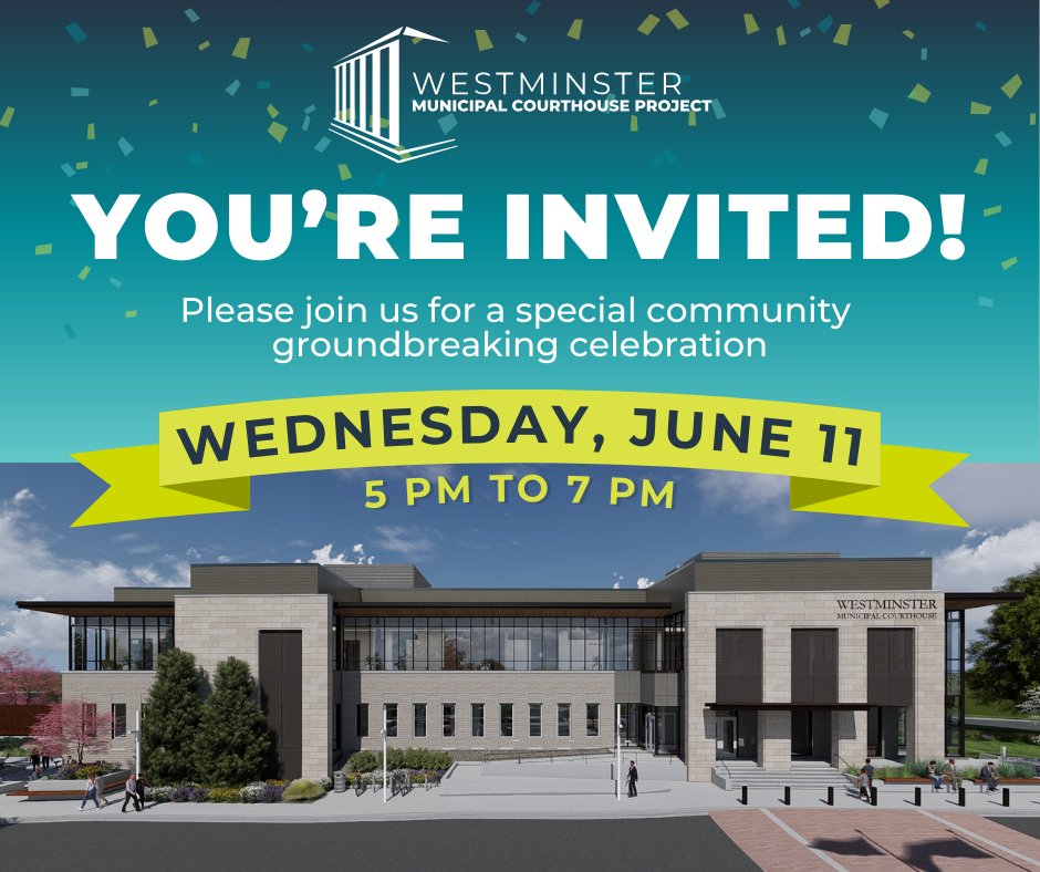 🏛️ You’re invited! Please join us for a groundbreaking celebration for the replacement Municipal Courthouse on Wednesday, June 11. Enjoy food, refreshments, and fun activities for all ages!

📅 June 11
⏰ 5-7 pm 
📍 3030 Turnpike Dr. 

Learn more and RSVP: bit.ly/municourtgroun…