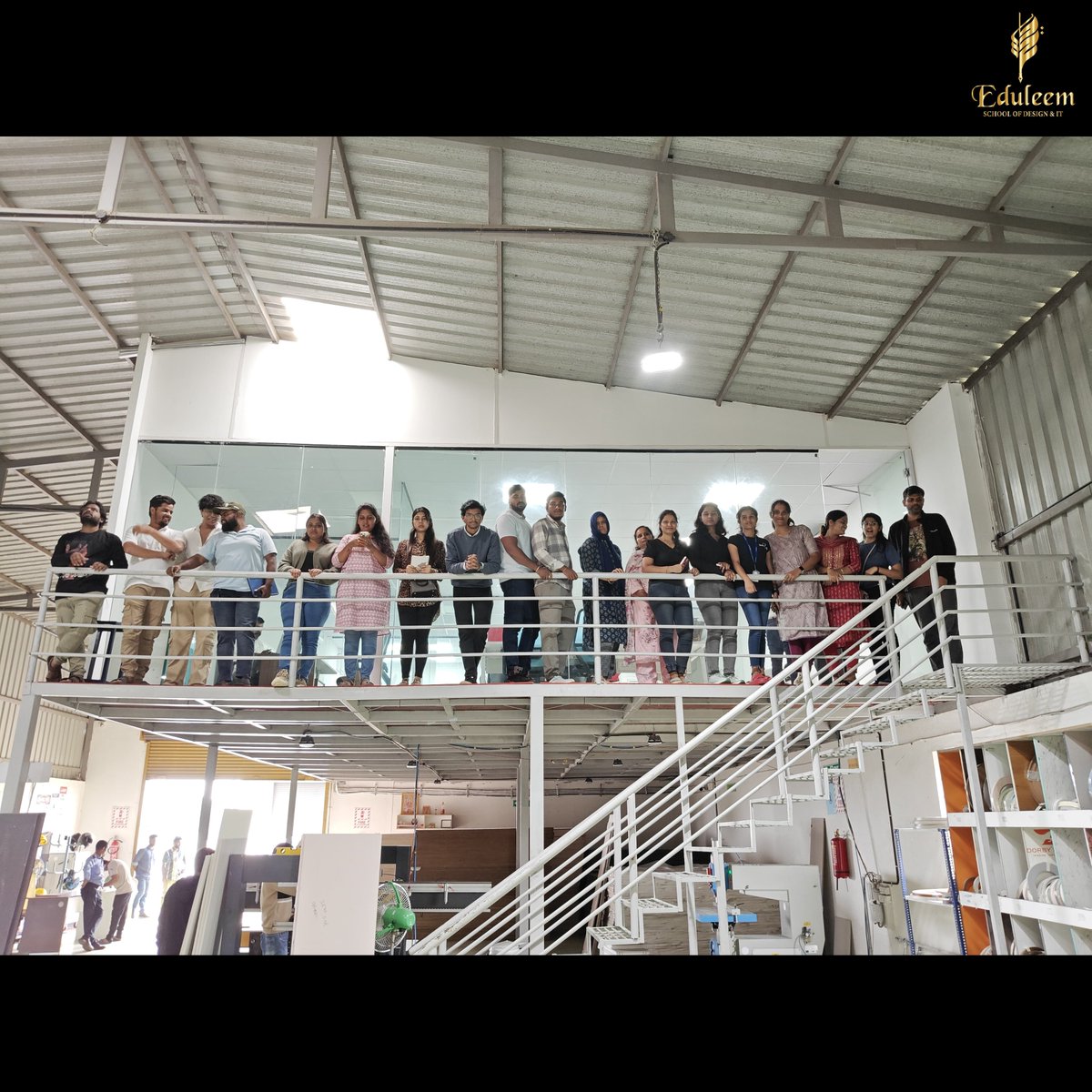 eduleem_'s tweet photo. Factory visit day for our interior design students, learning beyond the classroom! 
For more details,
Visit: https://t.co/Zd6nDr4YWb
#factorytour #factoryvisit #interiordesignstudent #interiordesign #Bangalore #India #art #fypシviral https://t.co/s5QhHOknta