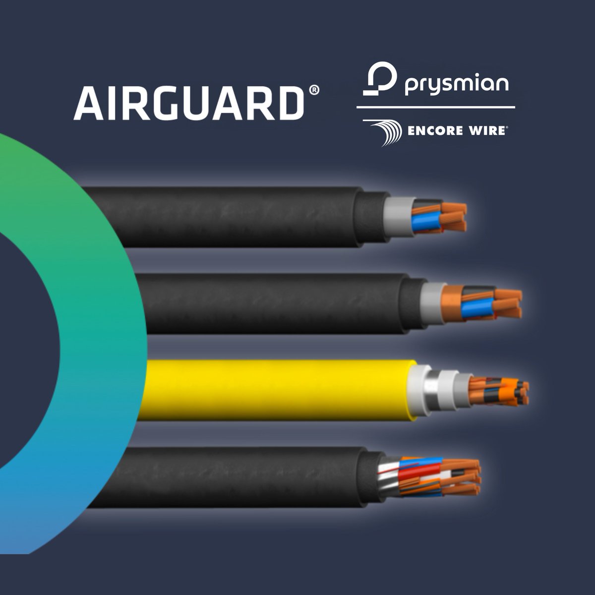 Need cables for direct burial under heavy haul roads? Airguard® offers a crush rating 3-5x greater than MC-HL cables, ensuring durability in the most demanding conditions. 

Check out Airguard® here: 
encorewire.com/products/airgu…  
 
#Airguard #PrysmianInnovation #IndustrialCable